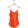 Cinq À Sept Marta Silk Camisole In Deep Tangelo