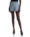 Cinq À Sept Matilda Tweed Allen Shorts Navy Multi In Navy Multi