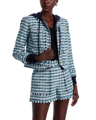 CINQ À SEPT CINQ A SEPT MATILDA TWEED EMERY HOODED JACKET