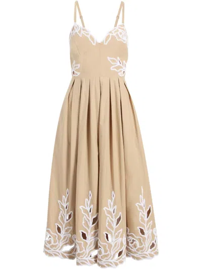 Cinq À Sept Maude Dress In Neutrals