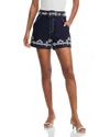 Cinq À Sept Cinq A Sept Mazie Eyelet Aldi Shorts In Black