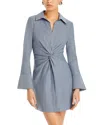 Cinq À Sept Cinq A Sept Mckenna Denim Cotton Dress In Light Indigo