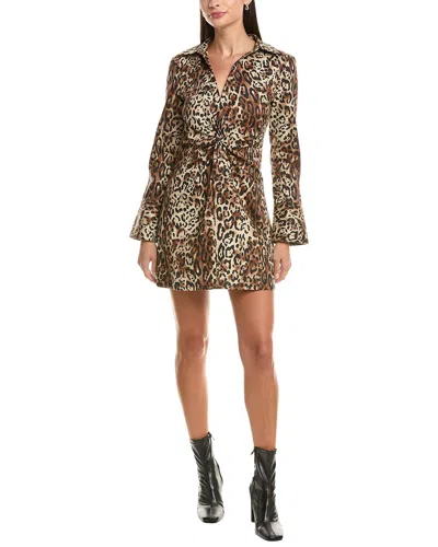 Cinq À Sept Mckenna Mini Dress In Animal Print