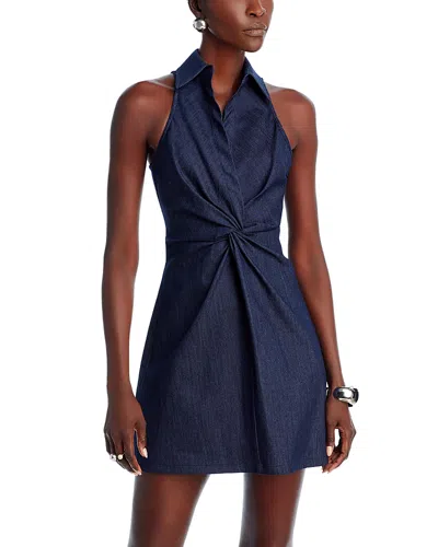 Cinq À Sept Cinq A Sept Mckenna Sleeveless Mini Dress In Indigo