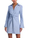 Cinq À Sept Cinq A Sept Mckenna Twist Front Dress In Maritime