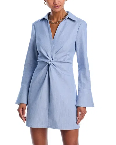 Cinq À Sept Cinq A Sept Mckenna Twist Front Dress In Maritime