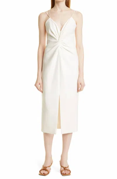 Cinq À Sept Melby Midi Dress In Ivory In White