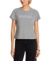 Cinq À Sept Cinq A Sept Merci Embellished Tee In Gray