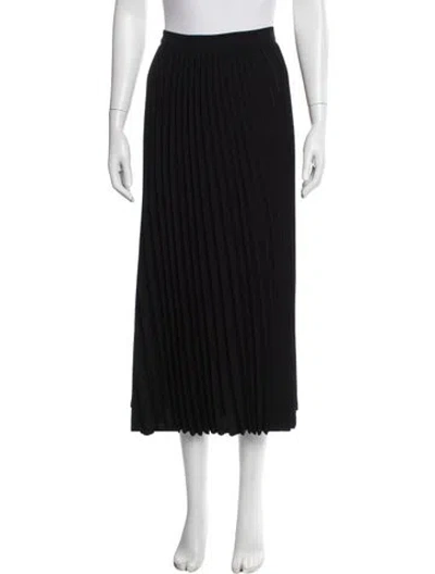 Pre-owned Cinq À Sept Midi Length Skirt In Black