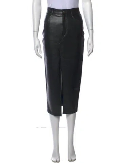 Pre-owned Cinq À Sept Midi Length Skirt In Blue