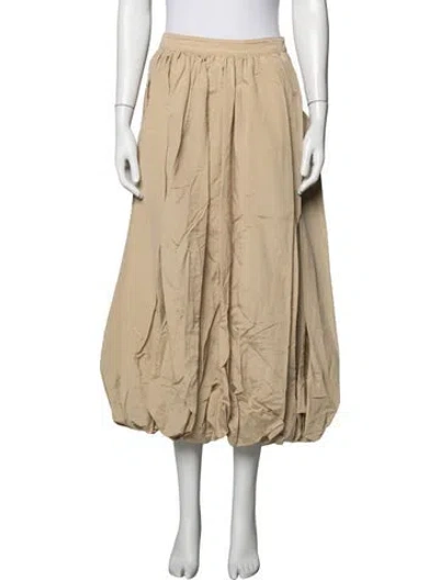 Pre-owned Cinq À Sept Midi Length Skirt In Neutrals