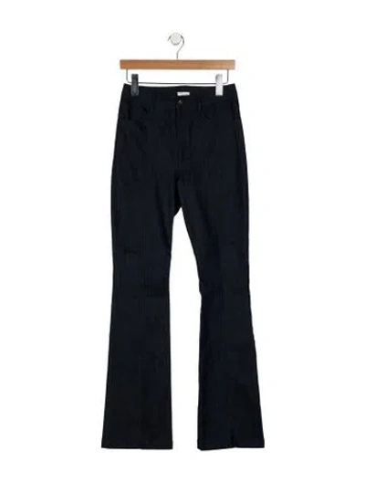Pre-owned Cinq À Sept Mid-rise Wide Leg Jeans In Blue