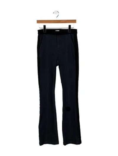Pre-owned Cinq À Sept Mid-rise Wide Leg Jeans In Blue