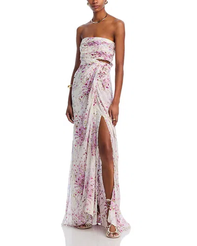 Cinq À Sept Cinq A Sept Midsummer Bloom Magy Gown In Ivory Multi
