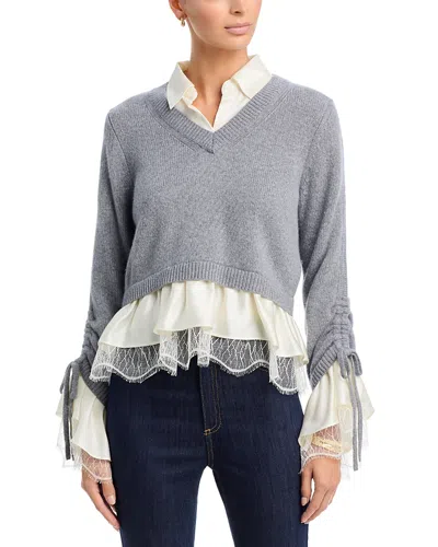 Cinq À Sept Cinq A Sept Milla Sweater In Gray