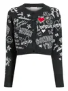 Cinq À Sept Cinq A Sept Love Doodles Millie Sweater In Black
