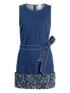 Cinq À Sept Cinq A Sept Petal Mindie Denim Mini Dress
