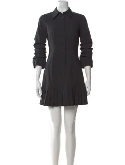Pre-owned Cinq À Sept Mini Dress In Black