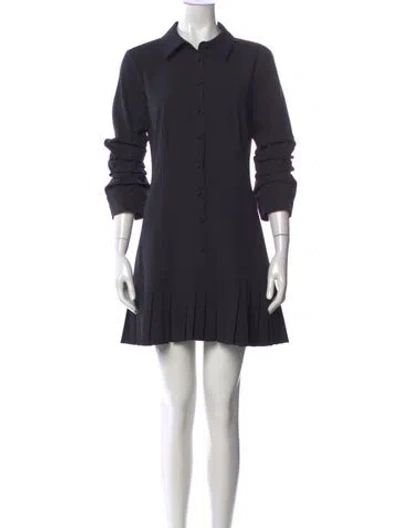 Pre-owned Cinq À Sept Mini Dress In Black