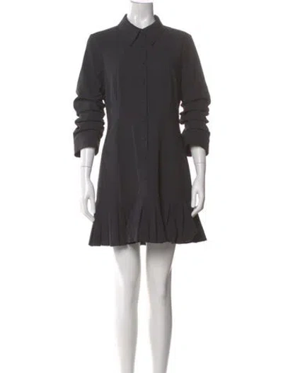 Pre-owned Cinq À Sept Mini Dress In Gray