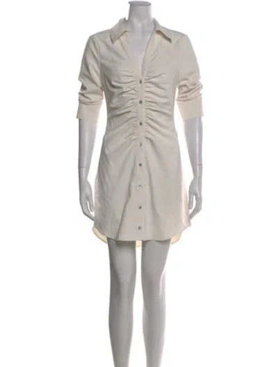 Pre-owned Cinq À Sept Mini Dress In Gray