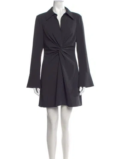 Pre-owned Cinq À Sept Mini Dress In Gray