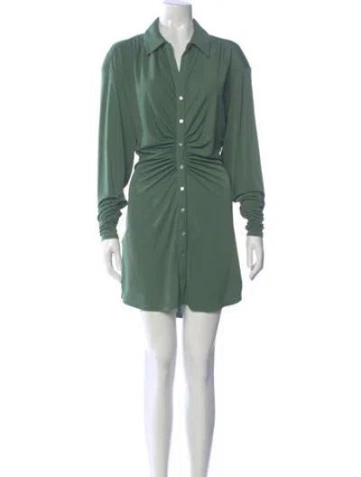 Pre-owned Cinq À Sept Mini Dress In Green