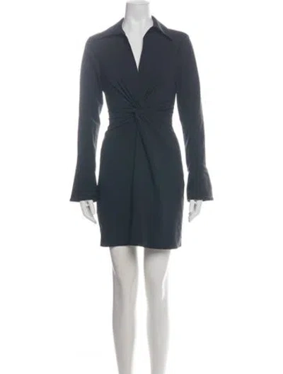 Pre-owned Cinq À Sept Mini Dress In Green