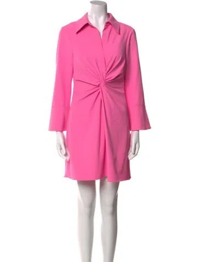 Pre-owned Cinq À Sept Mini Dress In Pink