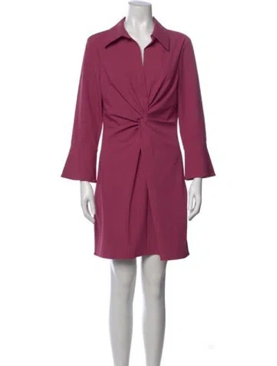 Pre-owned Cinq À Sept Mini Dress In Pink