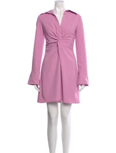Pre-owned Cinq À Sept Mini Dress In Pink