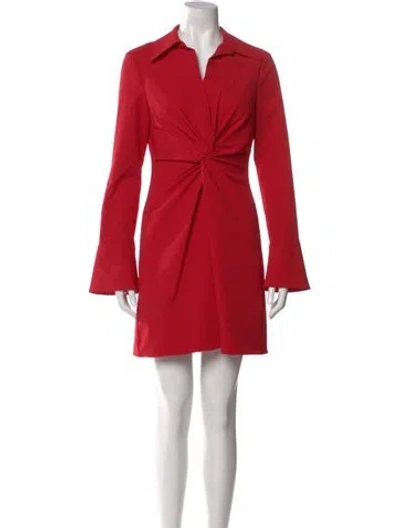 Pre-owned Cinq À Sept Mini Dress In Red