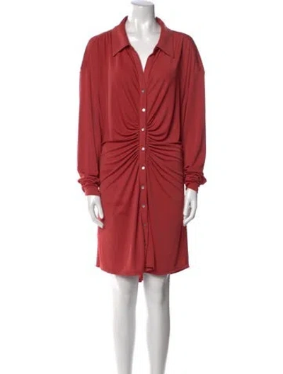 Pre-owned Cinq À Sept Mini Dress In Red
