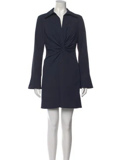 Pre-owned Cinq À Sept Mini Dress W/ Tags In Blue