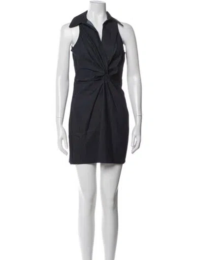 Pre-owned Cinq À Sept Mini Dress W/ Tags In Blue
