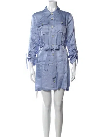 Pre-owned Cinq À Sept Mini Dress W/ Tags In Blue