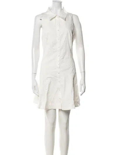 Pre-owned Cinq À Sept Mini Dress W/ Tags In Neutrals
