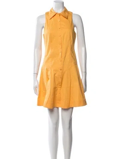 Pre-owned Cinq À Sept Mini Dress W/ Tags In Orange