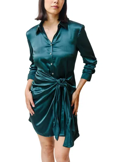 Cinq À Sept Mini Jacey Dress In Evergreen In Green