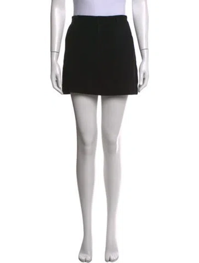Pre-owned Cinq À Sept Mini Shorts In Black