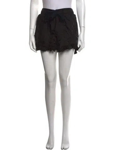 Pre-owned Cinq À Sept Mini Shorts In Black