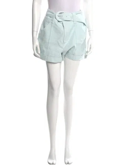 Pre-owned Cinq À Sept Mini Shorts In Blue