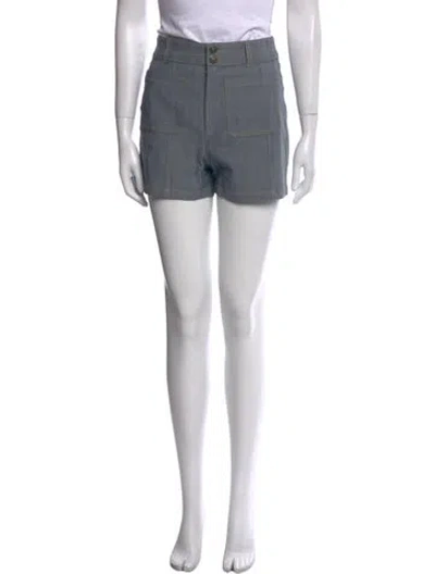 Pre-owned Cinq À Sept Mini Shorts In Blue