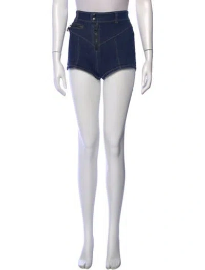 Pre-owned Cinq À Sept Mini Shorts In Blue