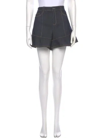 Pre-owned Cinq À Sept Mini Shorts In Blue