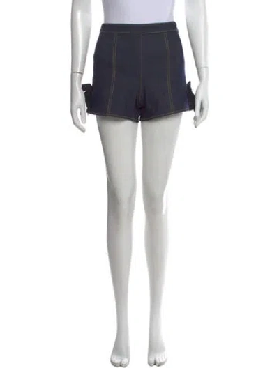 Pre-owned Cinq À Sept Mini Shorts In Blue
