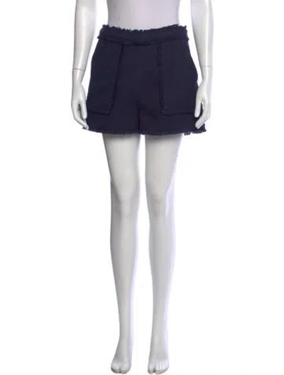 Pre-owned Cinq À Sept Mini Shorts In Blue