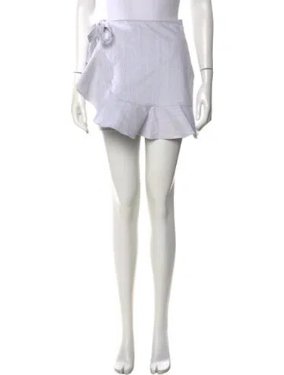 Pre-owned Cinq À Sept Mini Shorts In Gray