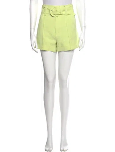 Pre-owned Cinq À Sept Mini Shorts In Green