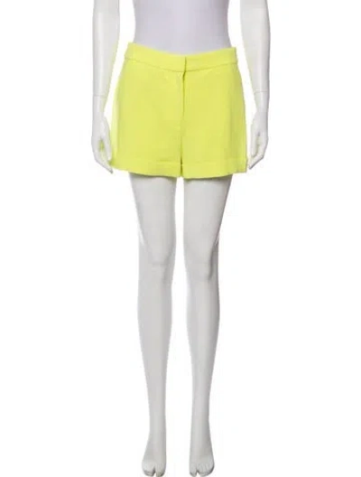 Pre-owned Cinq À Sept Mini Shorts In Green